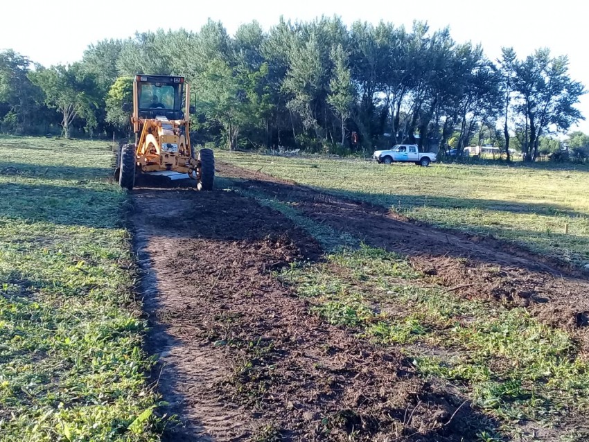 Culminaron con la limpieza y apertura de calles en la quinta de Rollan