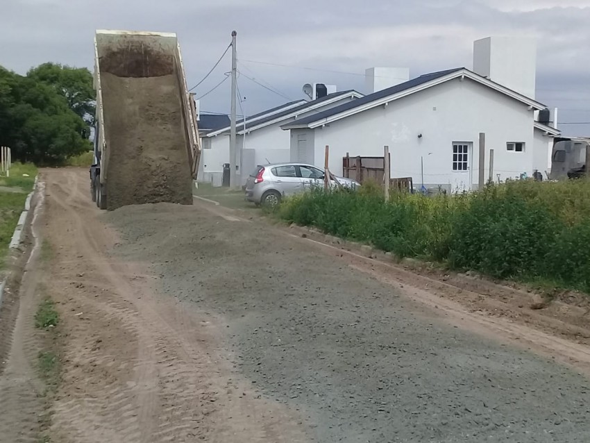 Culminó el arreglo de calles en el barrio Argentino Luna