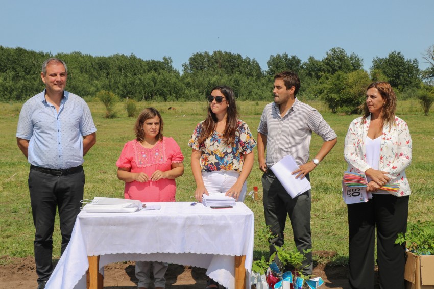 La entrega de lotes en fotos