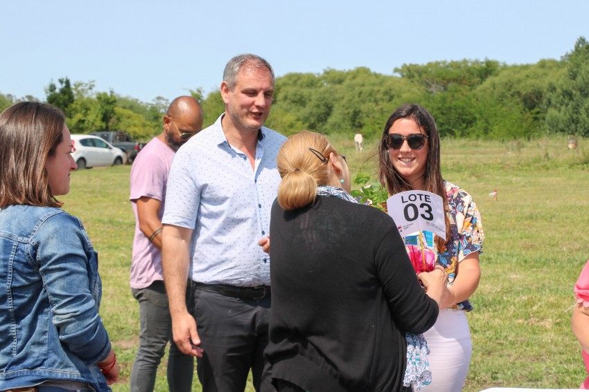 La entrega de lotes en fotos