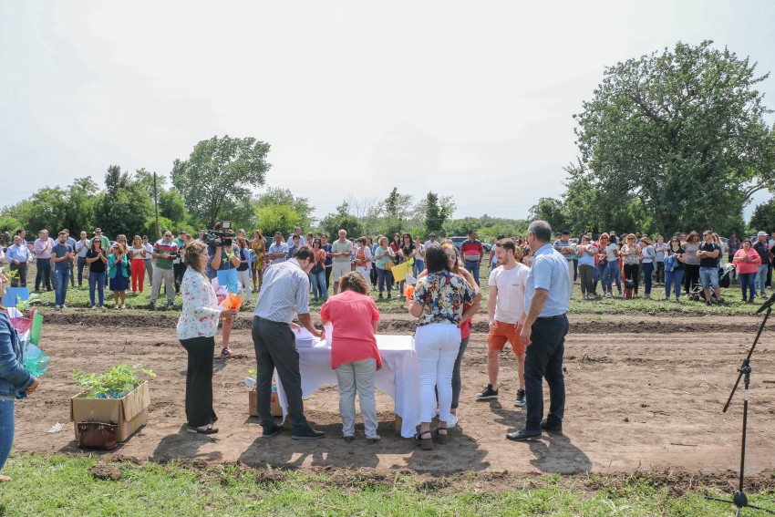 La entrega de lotes en fotos