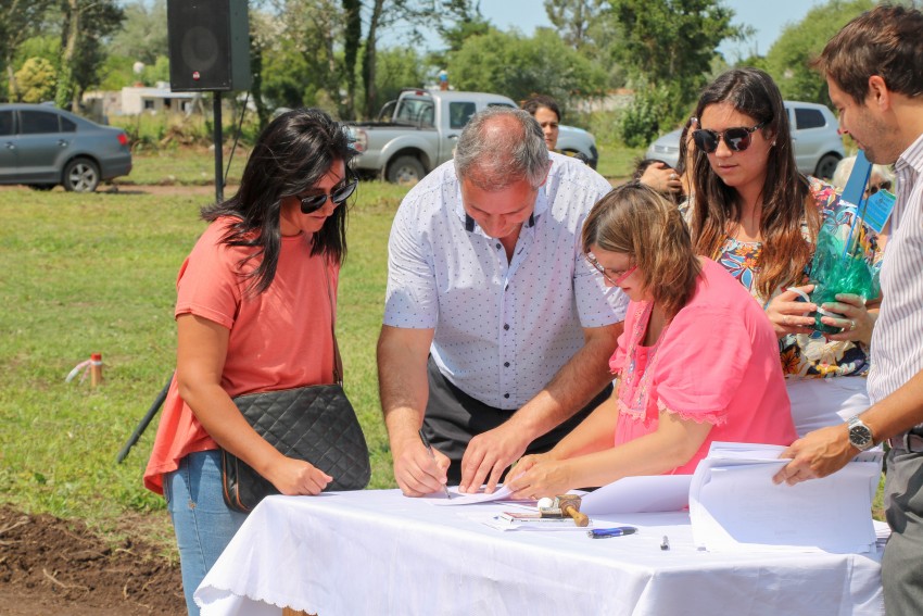 La entrega de lotes en fotos