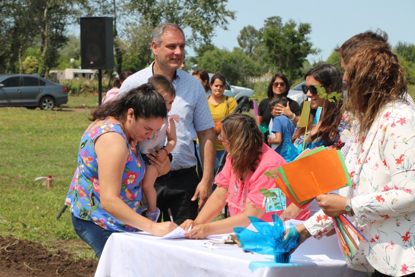 La entrega de lotes en fotos