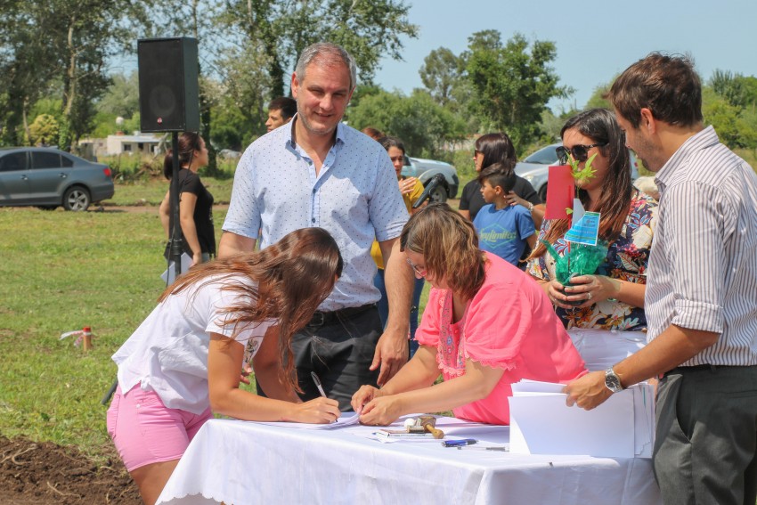 La entrega de lotes en fotos