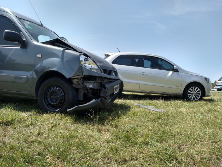 Choque en cadena en ruta 56 sin lesionados