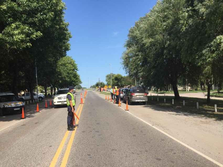 Realizaron controles en colectivos que entran y salen a la ciudad