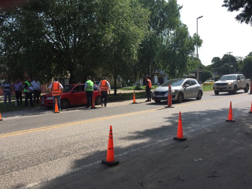Realizaron controles en colectivos que entran y salen a la ciudad