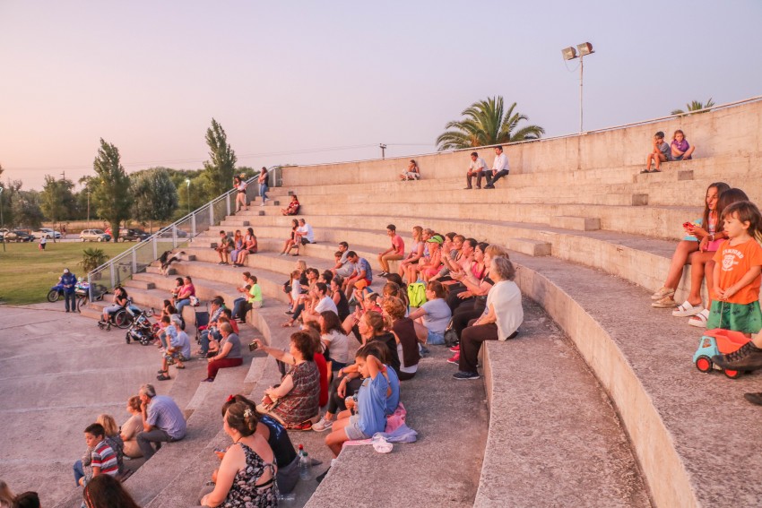 Hubo zumba y percusin en el Anfiteatro