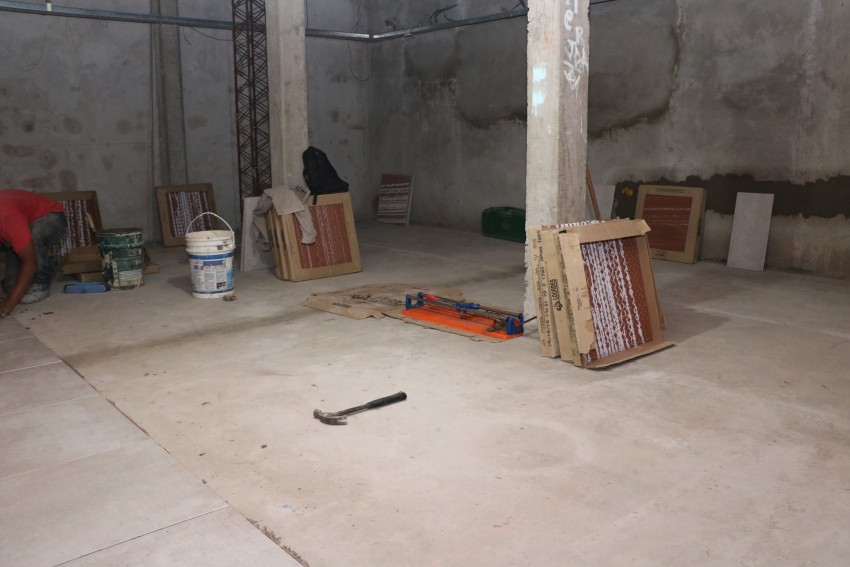 Continúan los trabajos de refacción en la Casa de la Cultura