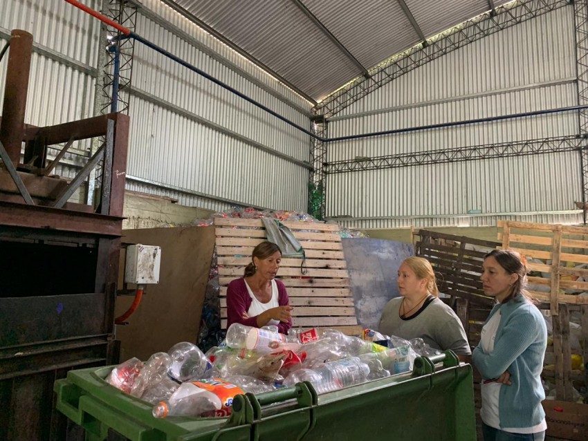 Agentes del OPDS visitaron la Planta de Transferencia de Medio Ambient