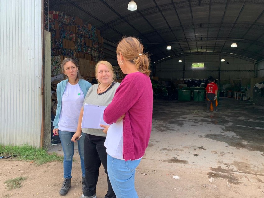 Agentes del OPDS visitaron la Planta de Transferencia de Medio Ambient