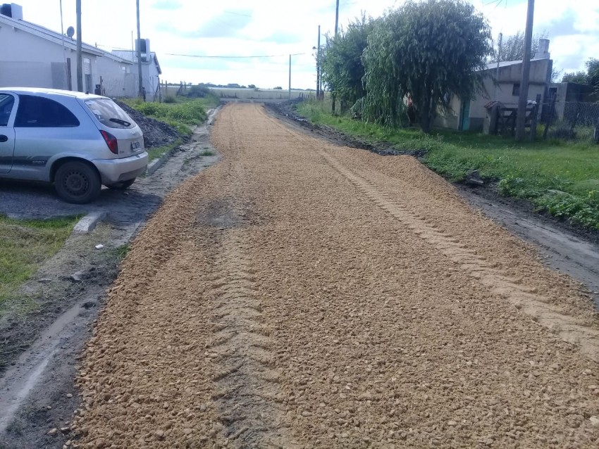 Avanzan las obras de cordn cuneta en el barrio Quintanilla