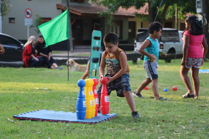 Hoy hay juegos recreativos en el Parque Anchorena