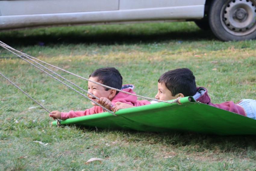 Hoy hay juegos recreativos en el Parque Anchorena
