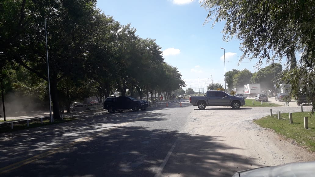 Desv�an el tr�nsito en calle Pellegrini