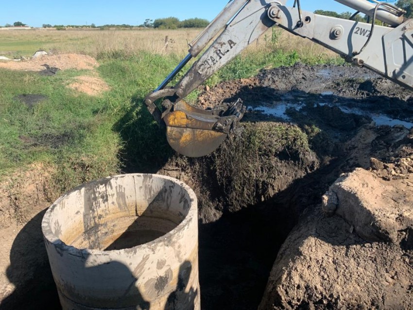 Continan los trabajos en la Estacin de Bombeo