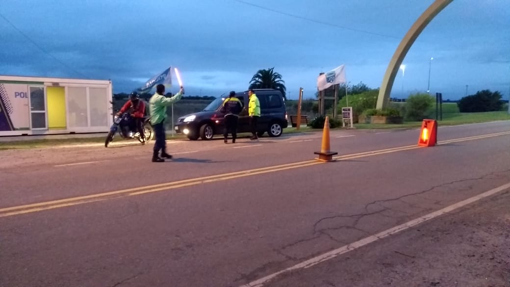 Refuerzan los controles en los accesos a Madariaga