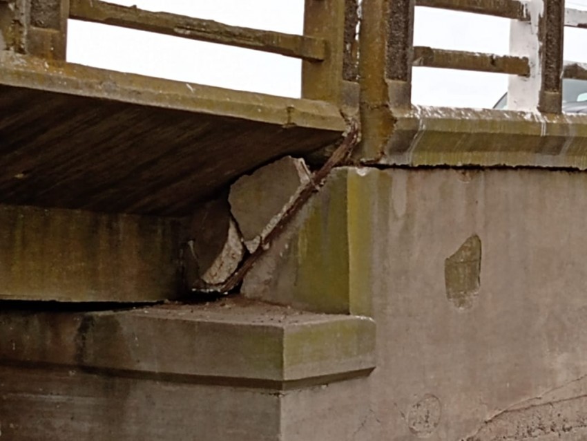 Limitaron a 10 toneladas el trnsito en el puente de 