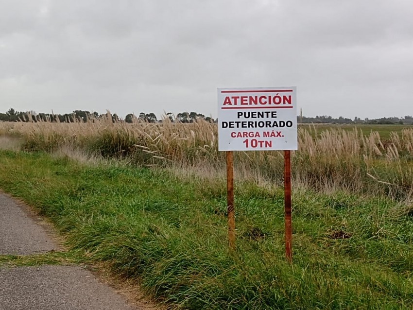 Limitaron a 10 toneladas el trnsito en el puente de 