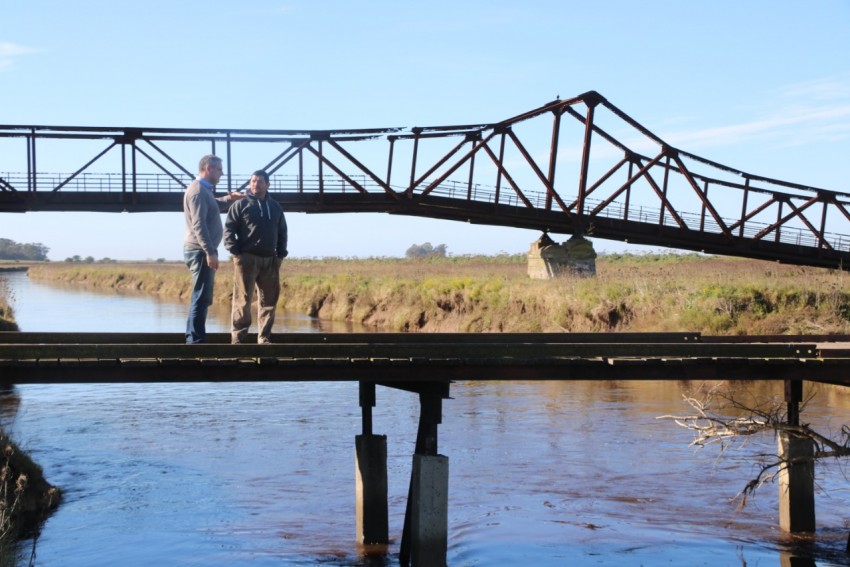 Repararon el puente alternativo al de San Jos de Herrera