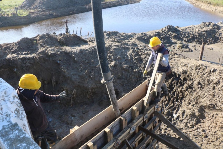La reparacin del puente Arroyo Chico avanza segn lo estipulado