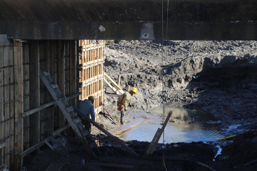 La reparacin del puente Arroyo Chico avanza segn lo estipulado