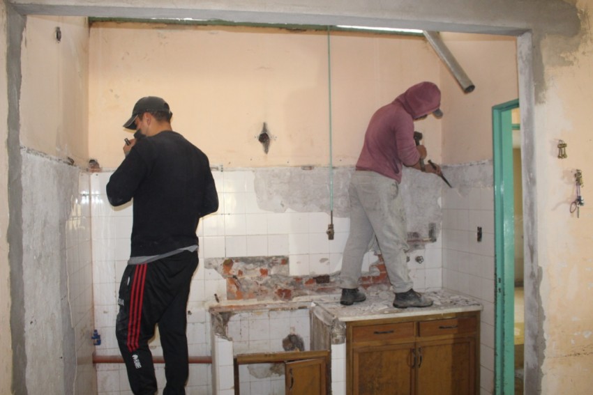 El municipio realiza obras para poner en valor el Hogar de Ancianos