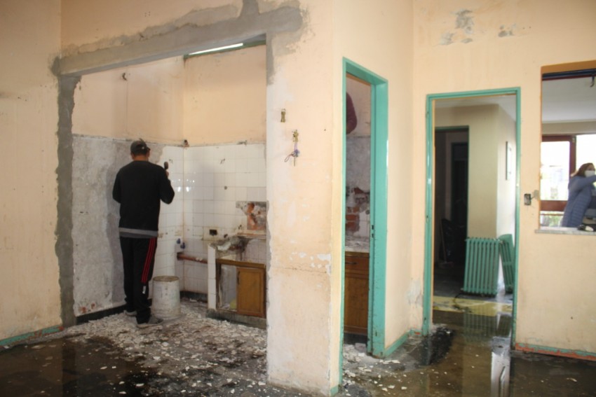 El municipio realiza obras para poner en valor el Hogar de Ancianos