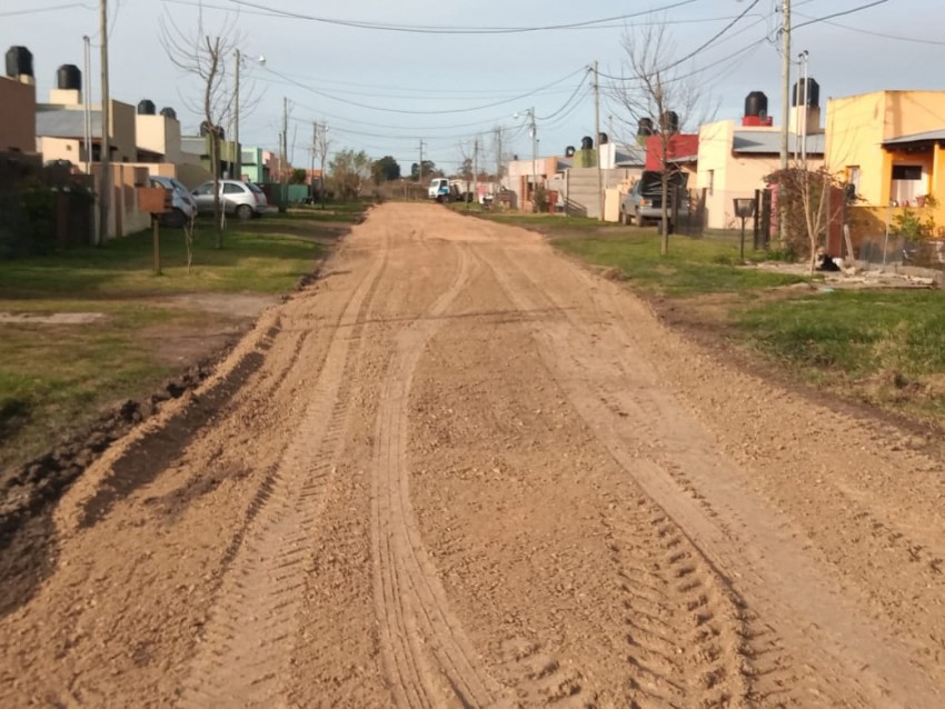 Culminaron la obra de cordn cuneta en el barrio Quintanilla