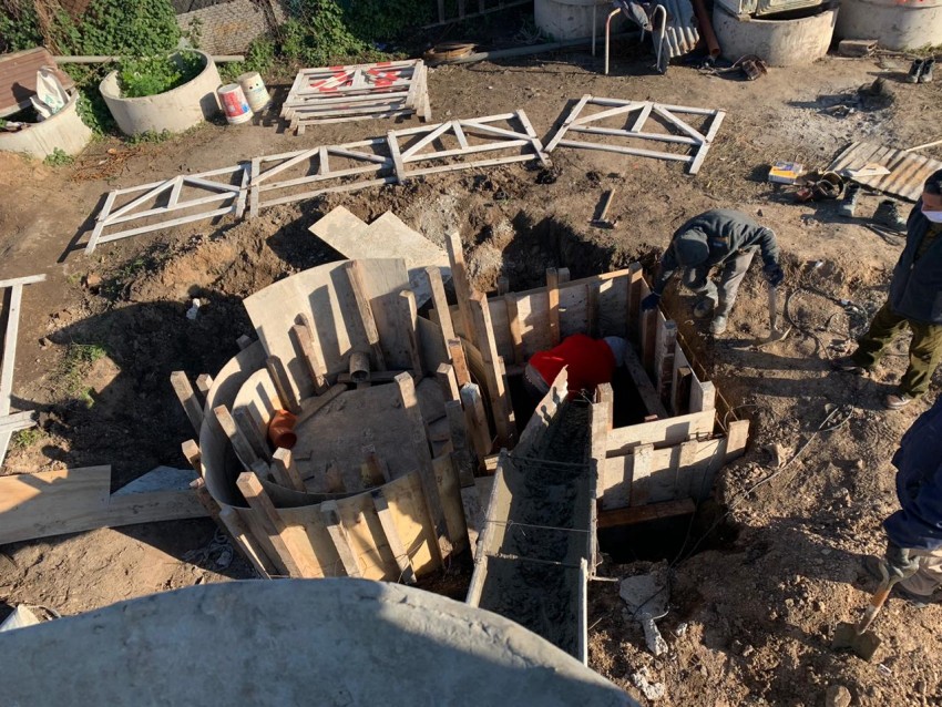 Continúan los avances en la obra de la estación de bombeo
