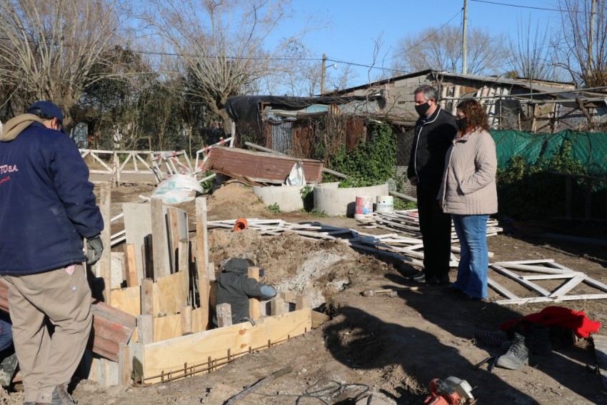 Continan los avances en la obra de la estacin de bombeo