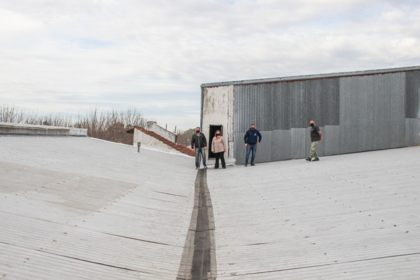 Culmin la reparacin del techo de la Casa de la Cultura