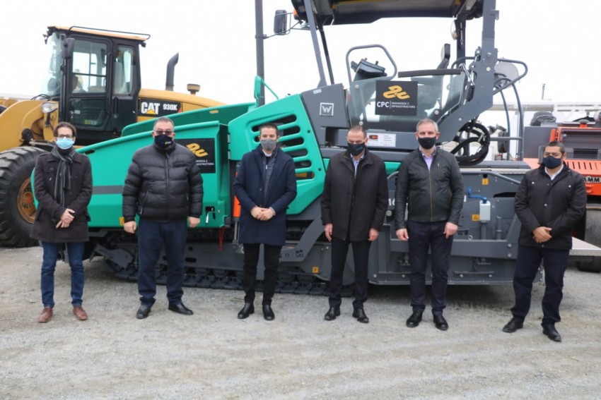 Santoro particip del anuncio oficial de la reanudacin de la obra de 