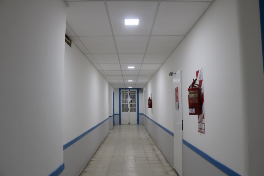 Culminaron la remodelaci�n de los pasillos del Hospital