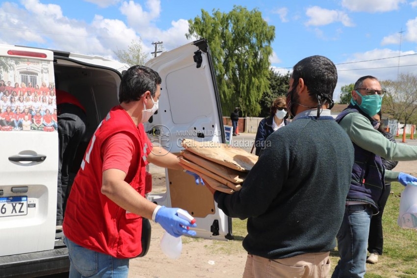 El municipio recibió material didáctico para los abuelos y cartelería