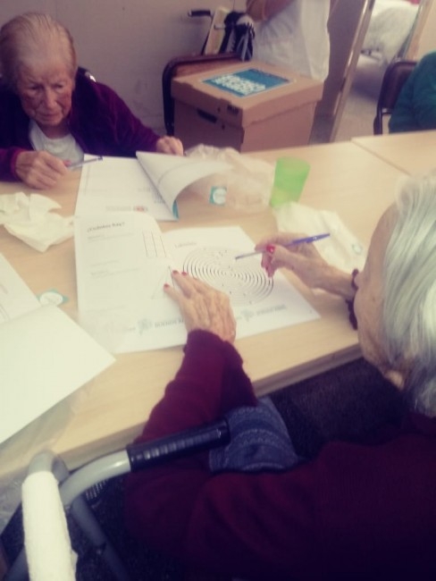 Se entreg el material didctico donado a los abuelos