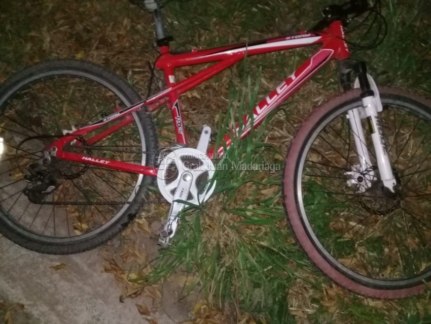 Hurto y hallazgo de una bicicleta