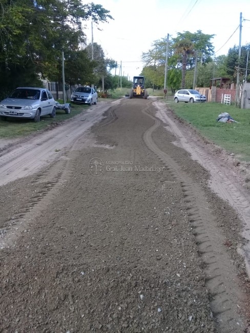 Repararon calles en los barrios Quintanilla y San Martn