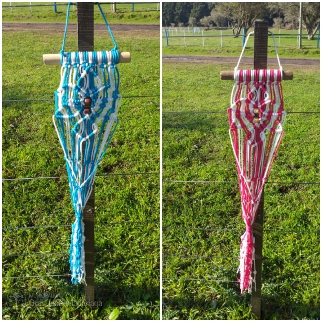 Retoman las clases de macram en el Paraje Macedo