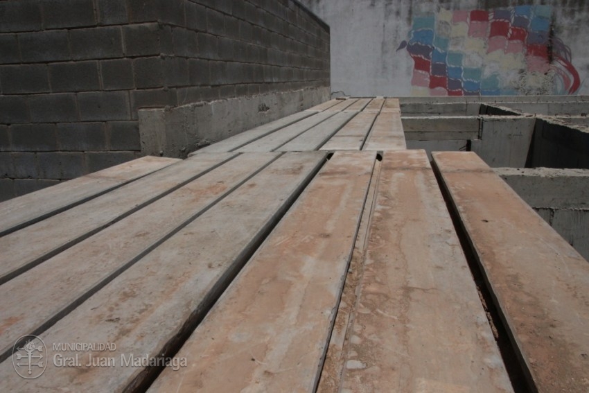 Cisterna de agua: ltima etapa de la obra civil