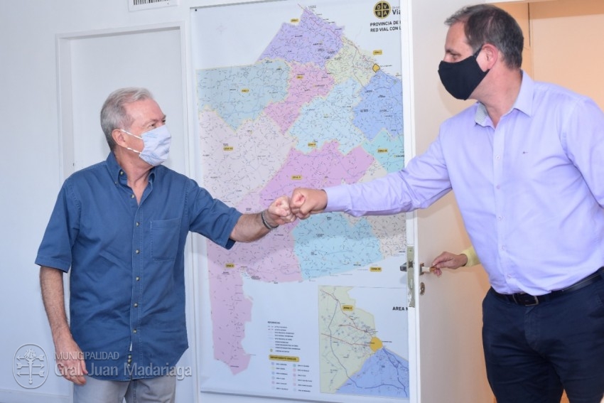 Santoro viaj a La Plata y avanz en importantes gestiones de obras pa