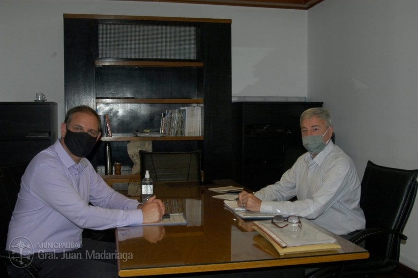 Santoro viaj a La Plata y avanz en importantes gestiones de obras pa