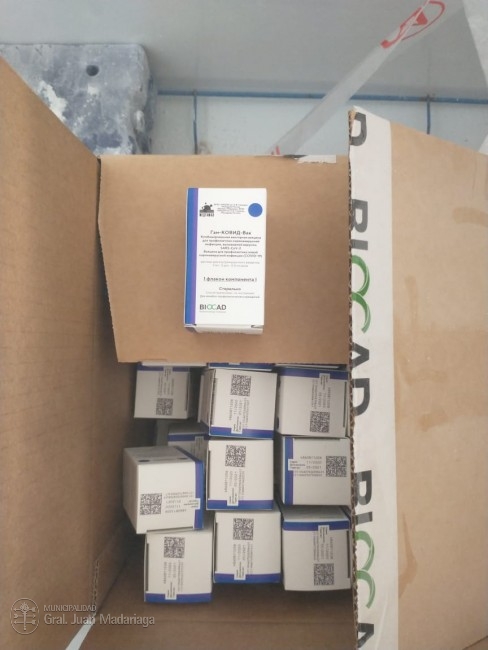 Llegaron las primeras vacunas Covid -19 a Madariaga