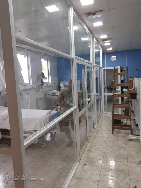 Dividieron la Terapia Intensiva para evitar contagios de COVID