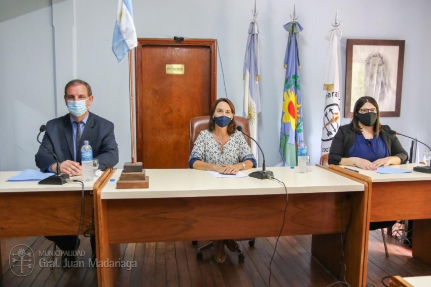 Santoro inaugur el periodo 2021 de sesiones ordinarias del HCD