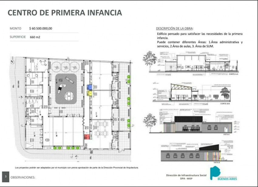 Santoro present los proyectos para la recuperacin del edificio de la