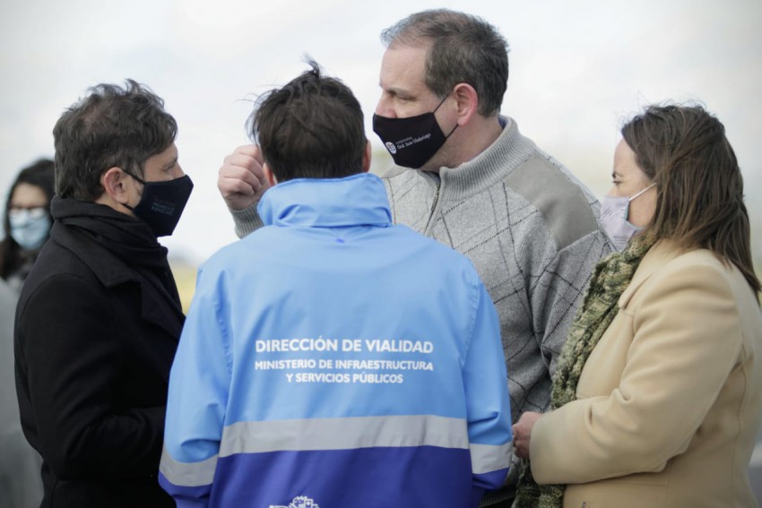 Santoro particip junto a Kicillof del acto de inauguracin de un tram