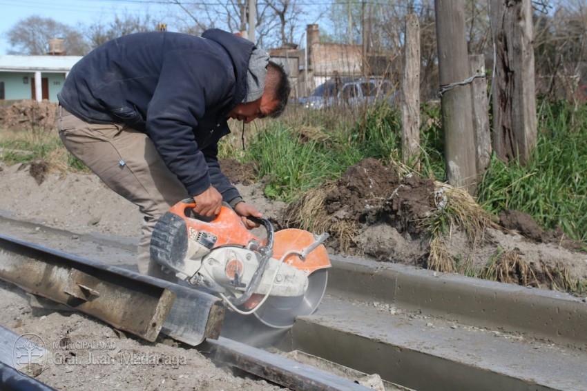 Avanzan los trabajos de conexión en la Estación de Bombeo