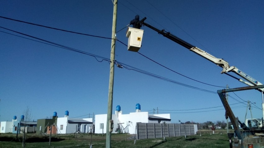 Continúan con la incorporación de luminarias led en distintos sectores
