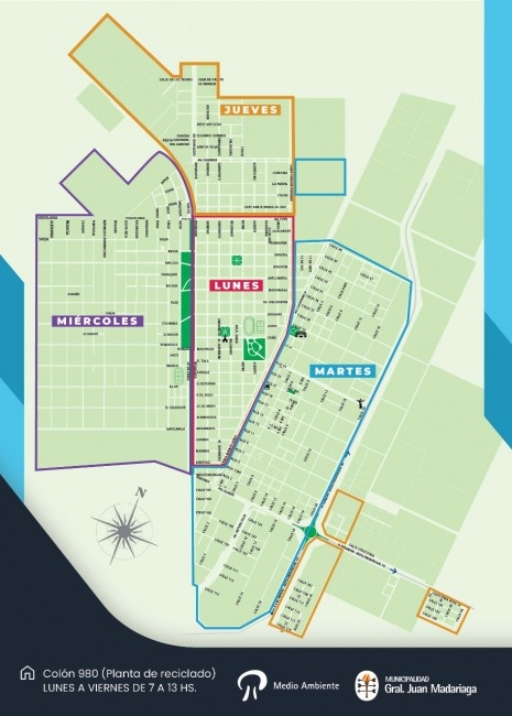 Cambios en la recoleccin de porte medio debido al feriado